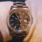 Rolex Datejust mit blauem Zifferblatt
